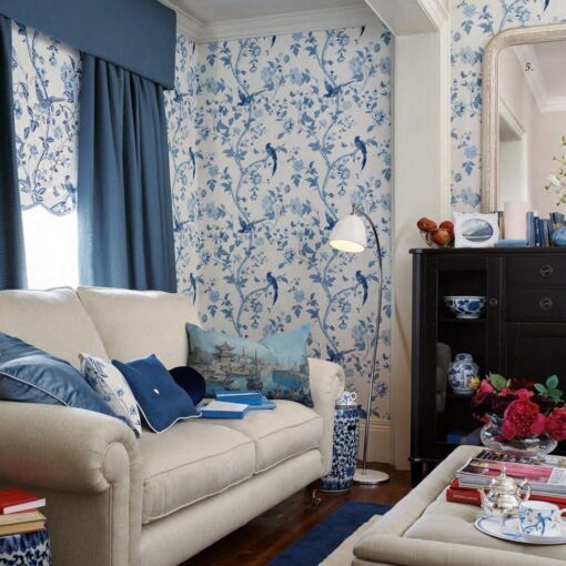 Summer Palace, tapet med fugler