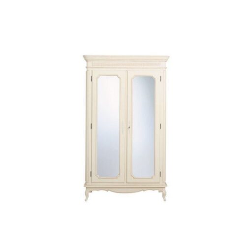 Provencale – Ivory Wardrobe – Mirrored Doors