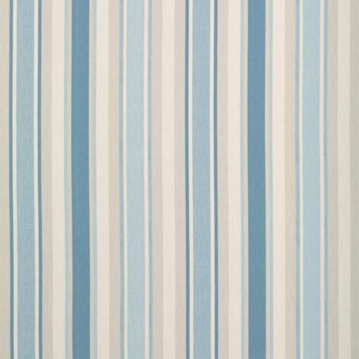 Awning Stripe Seaspray Cotton/Linen Fabric
