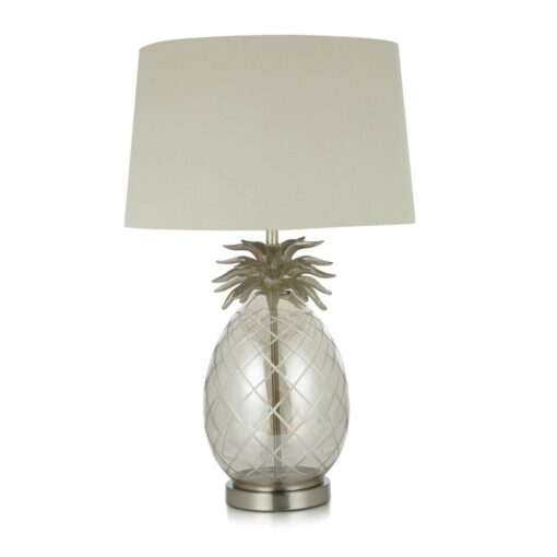 Ananaslampe i glass