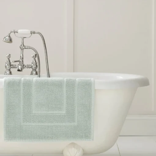 badematte i duck egg bomull