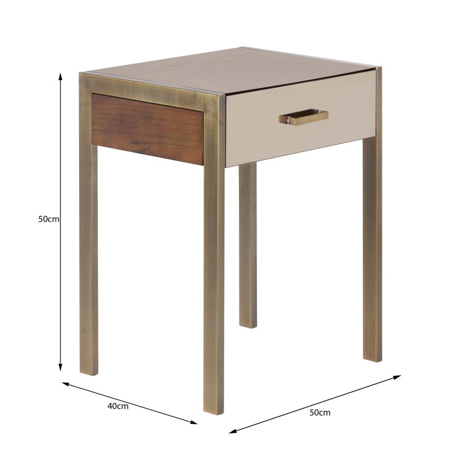 Highgate sidebord mål