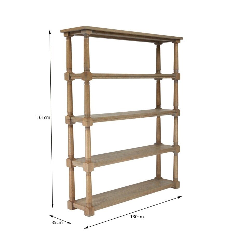 wellington dobbel bokhylle mål