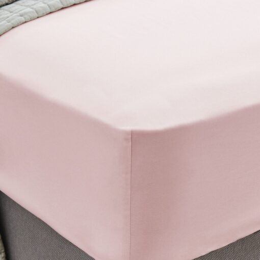 Luksuriøst laken i rosa