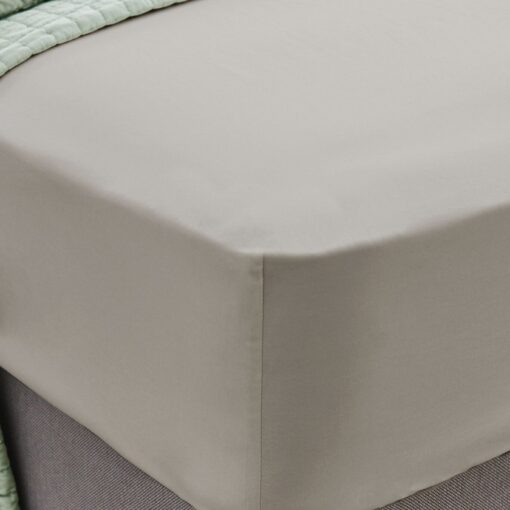 luksuriøst laken i stålgrått