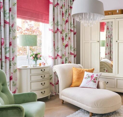 Clifton, klassisk engelsk møbelserie i elfenbeshvitt