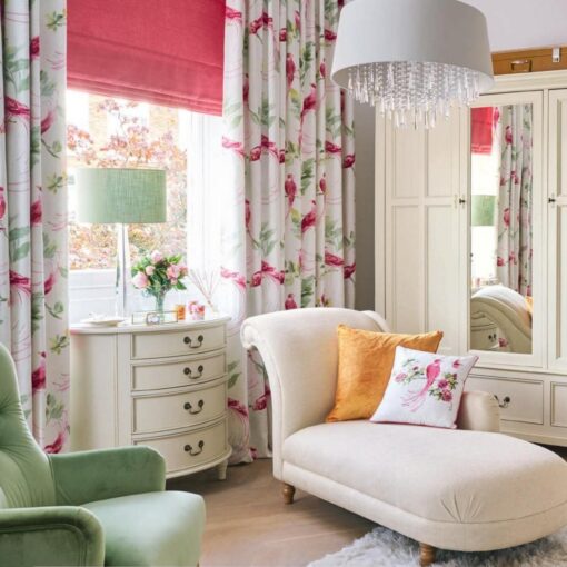 Clifton, klassisk engelsk møbelserie i elfenbeshvitt