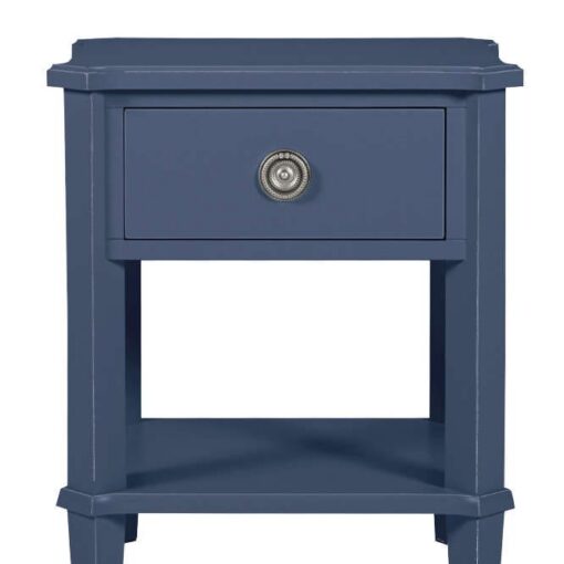 sidebord nattbord blå