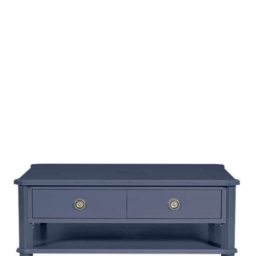 salongbord i støvet blå