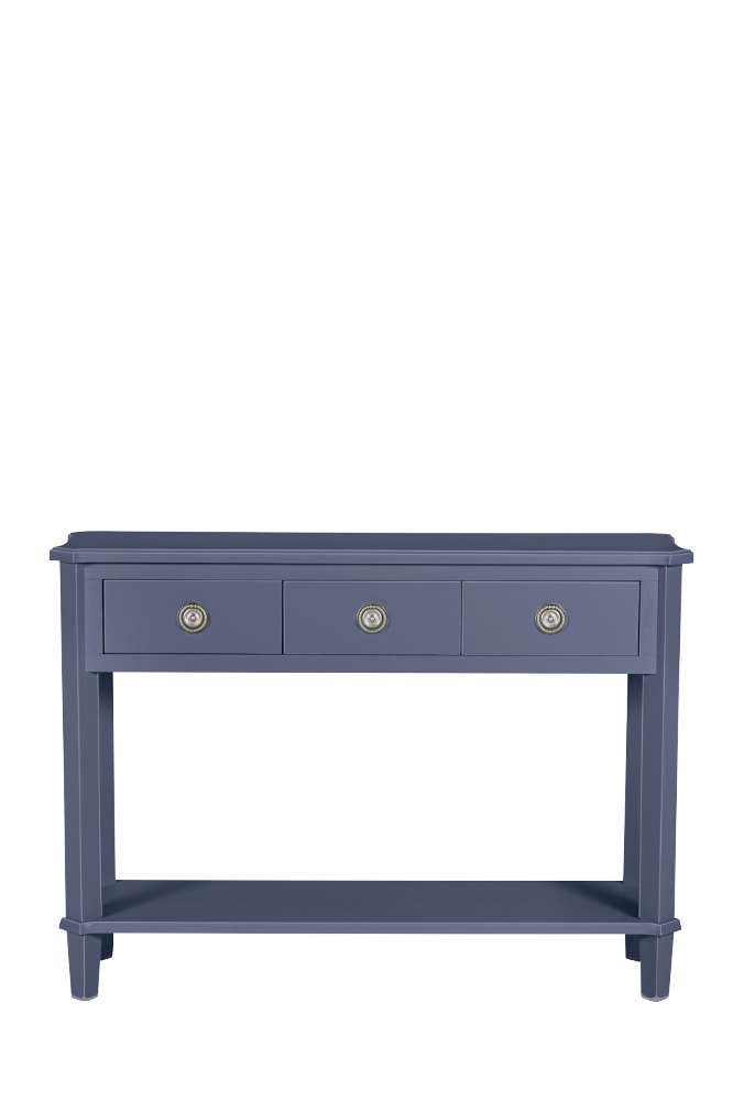 3 Drawer Console Table G68_OL_178389_CM_001 konsollbord blå