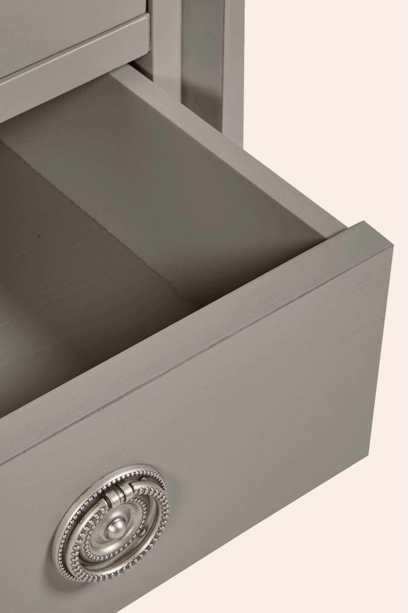 henshaw vitrine lys koks skuff