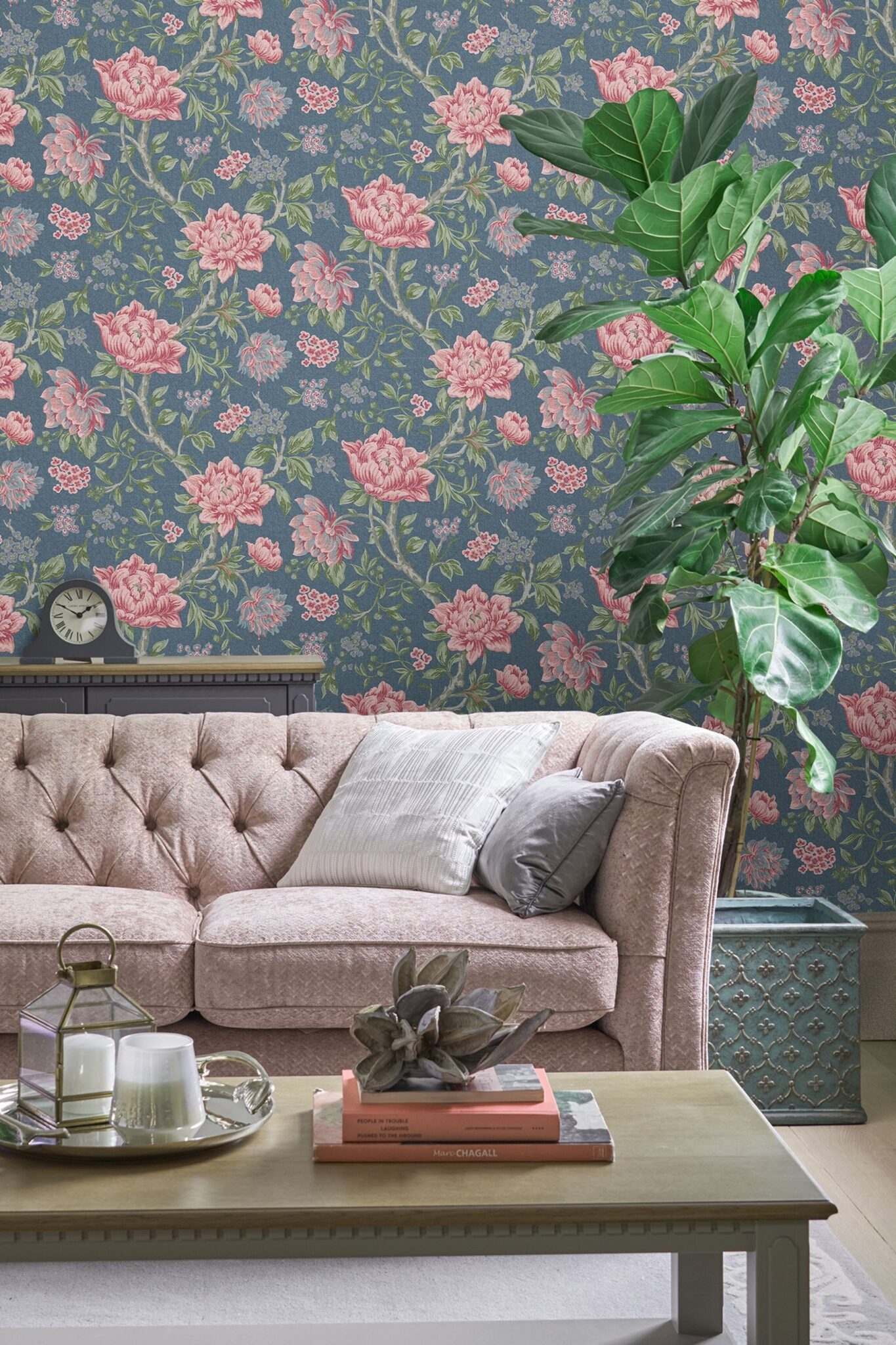 Floral tapestry seaspray int