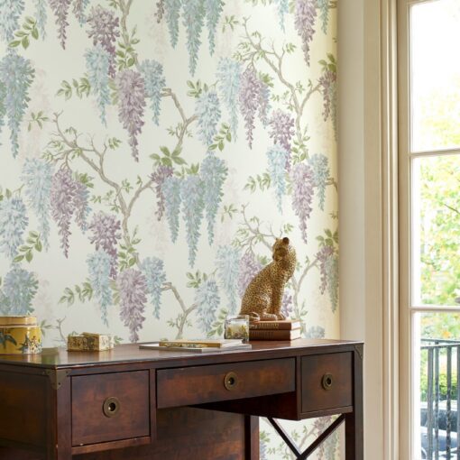 Wisteria garden i lilla