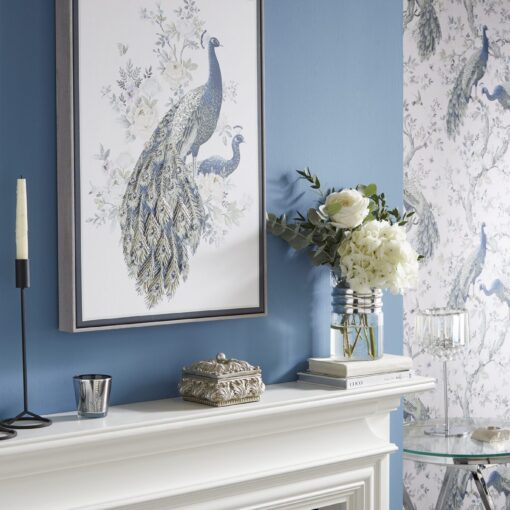 Kunsttrykk med påfugl