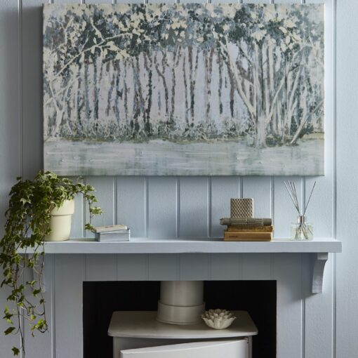 Kunsttrykk med håndmalte detaljer