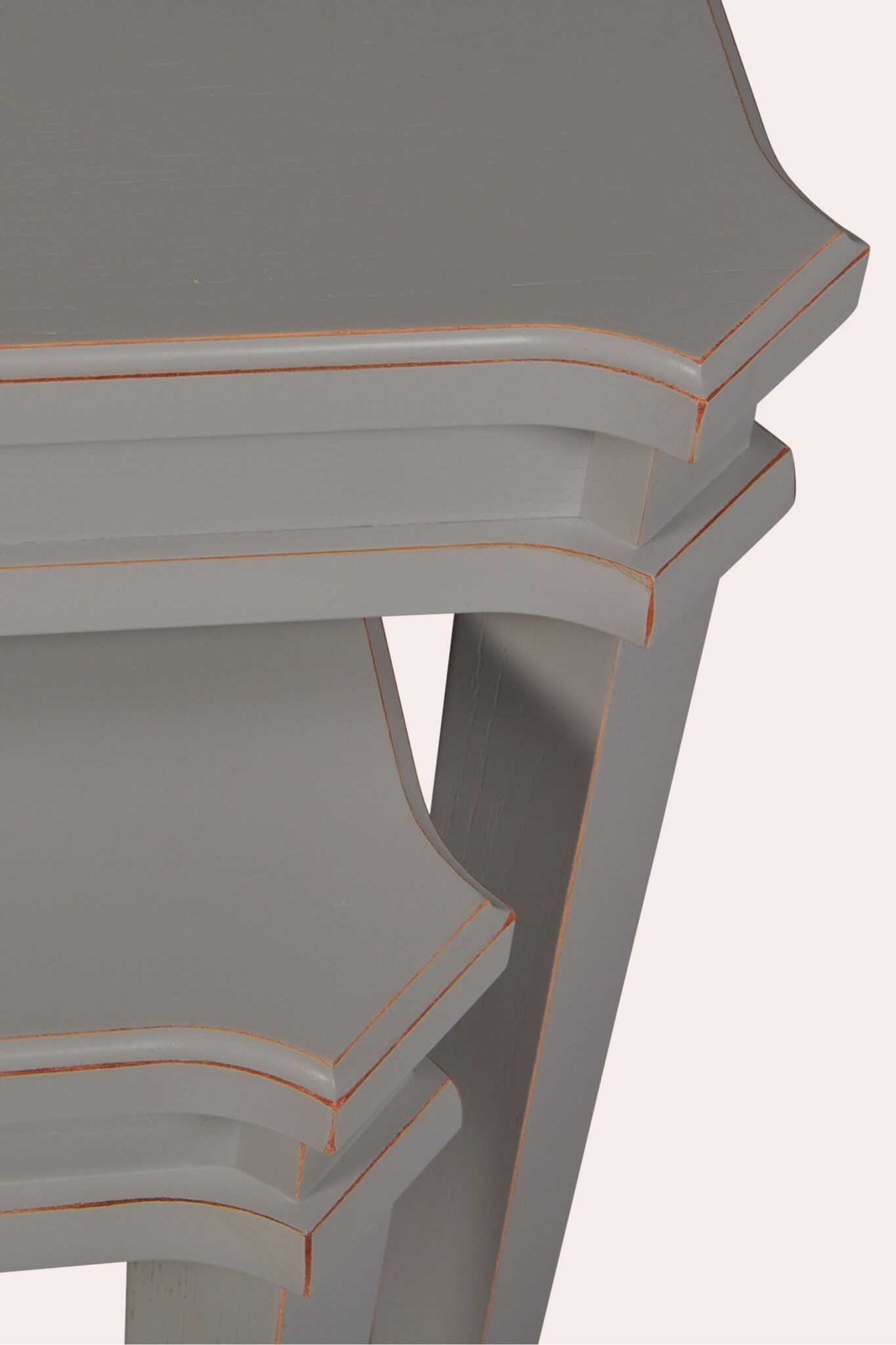 Henshaw settebord lys koksgrå detalj