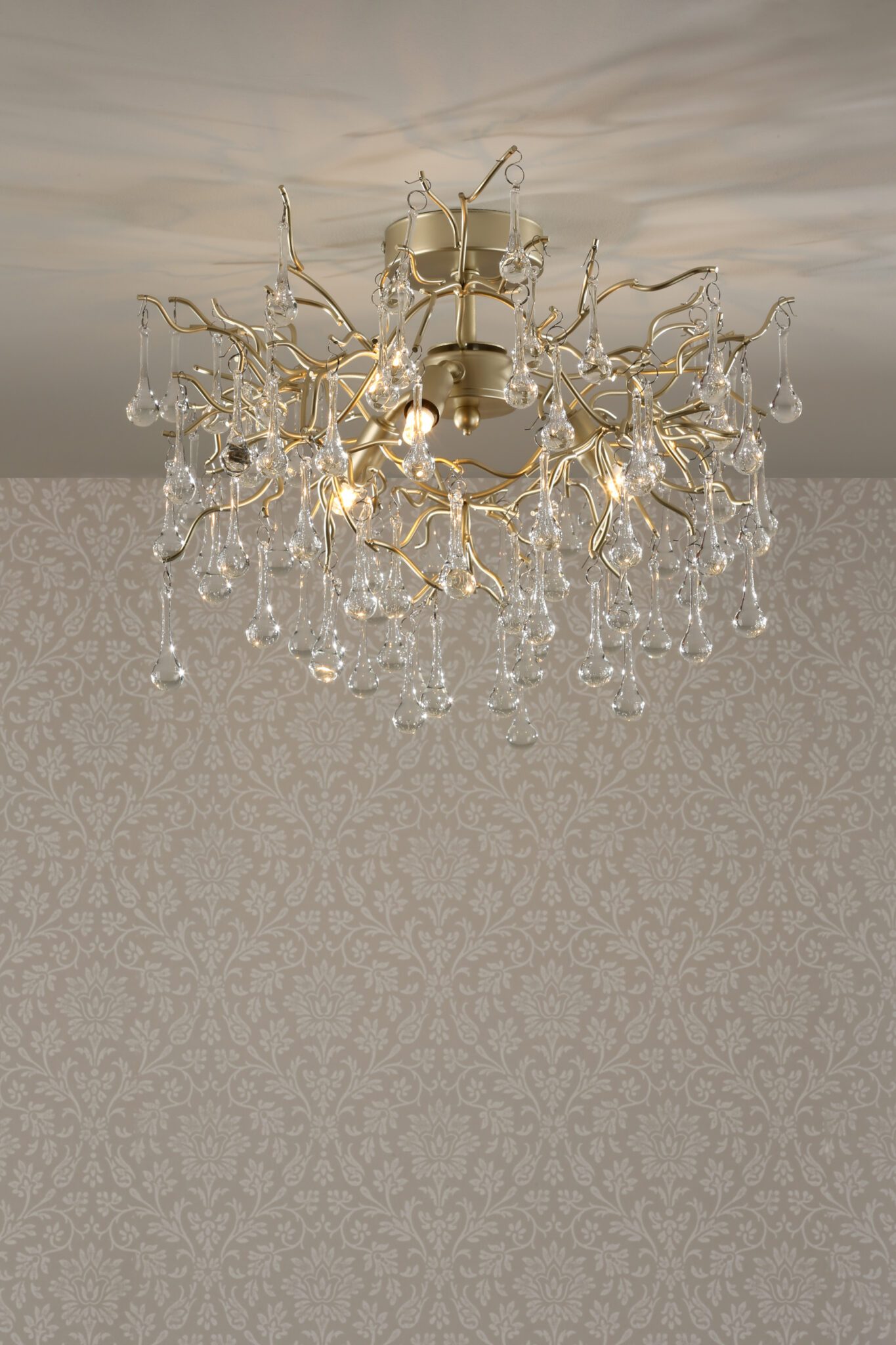 Willow moderne taklampe moderne taklampe med krystalldråper