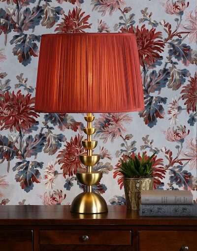 Elenore, retro lampefot i messing