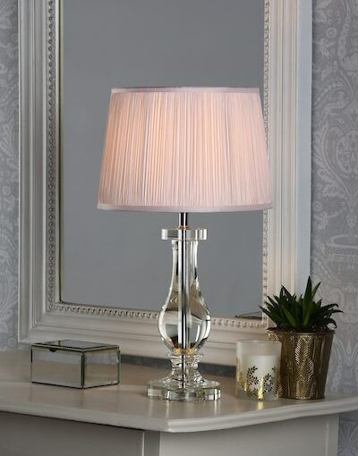 Mya klassisk lampefot i solid krystall