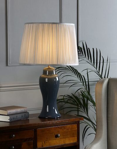 stor lampefot i keramikk