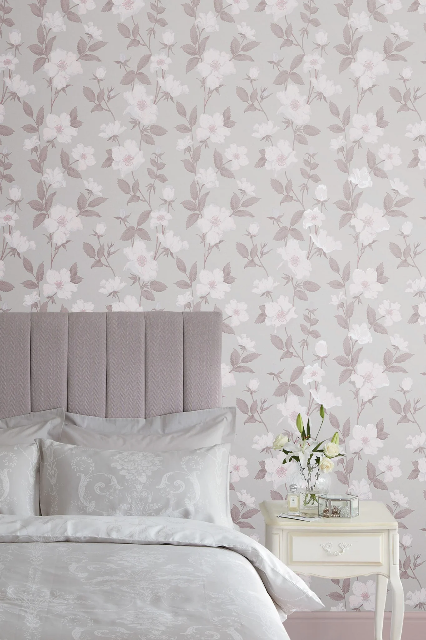 fleurir tapet i rosalilla Fleurir tapet i rosalilla