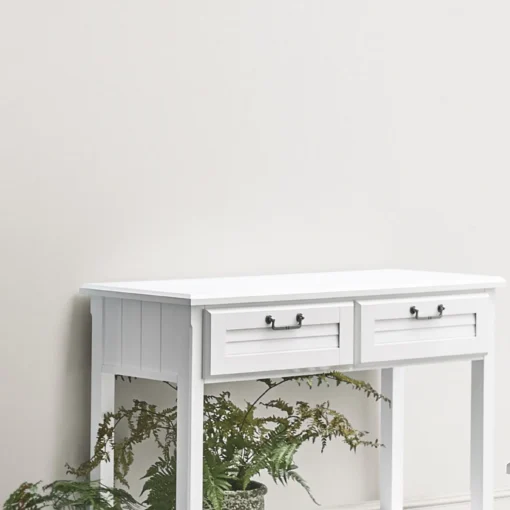 Devon konsollbord i hvitt