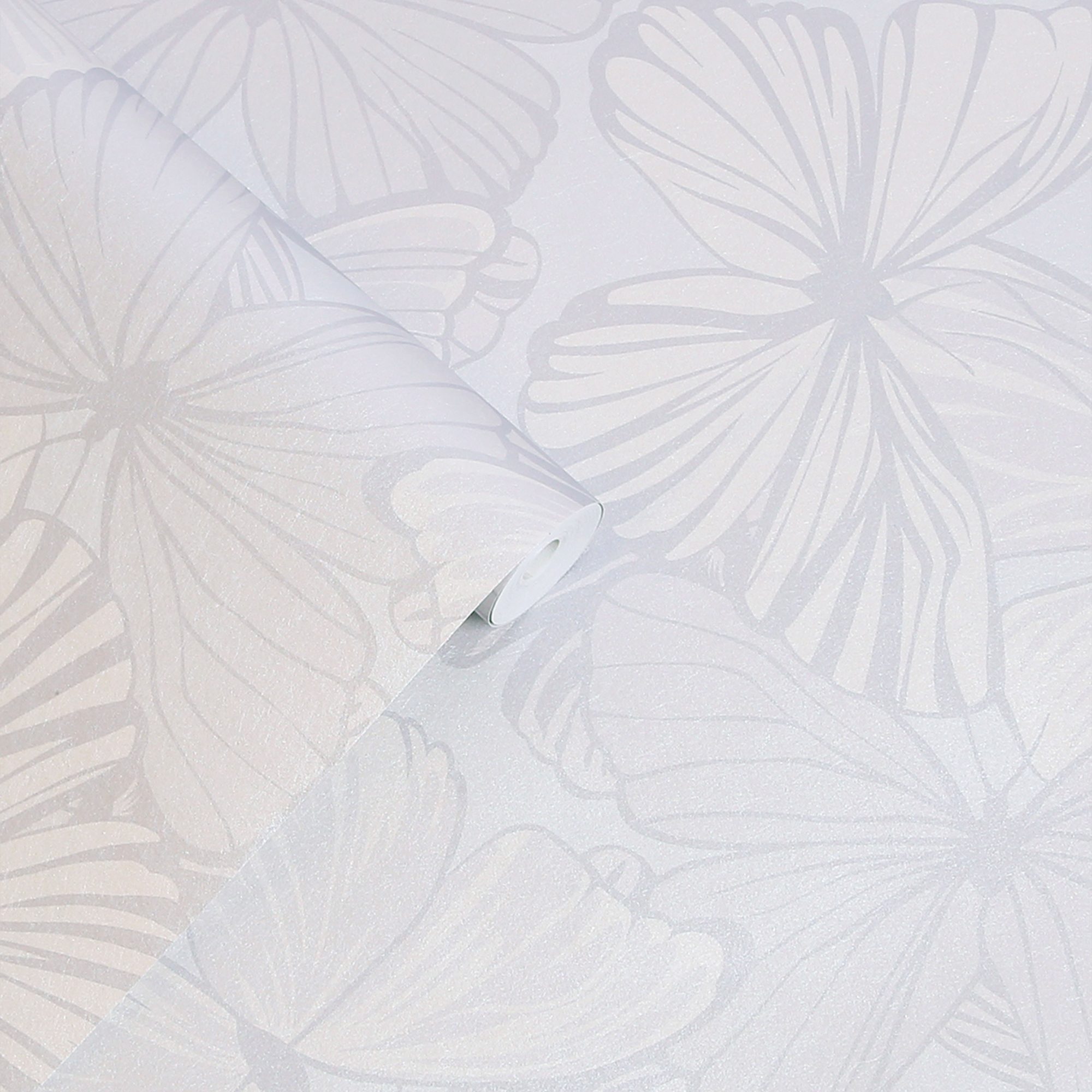 118496 BUTTERFLY GARDEN SUGARED GREY ROLLSHOT