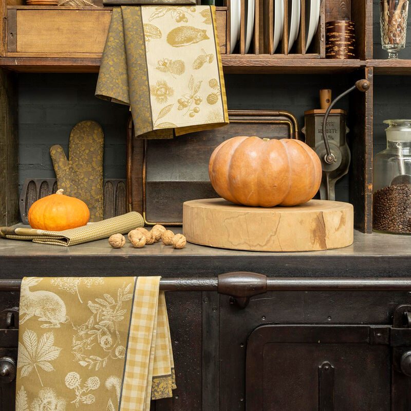 Ovnshanske interiør gul