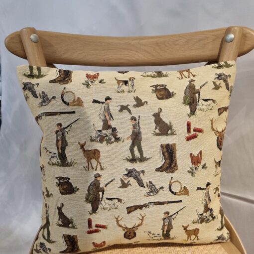 jaktpute, pute med jaktmotiv