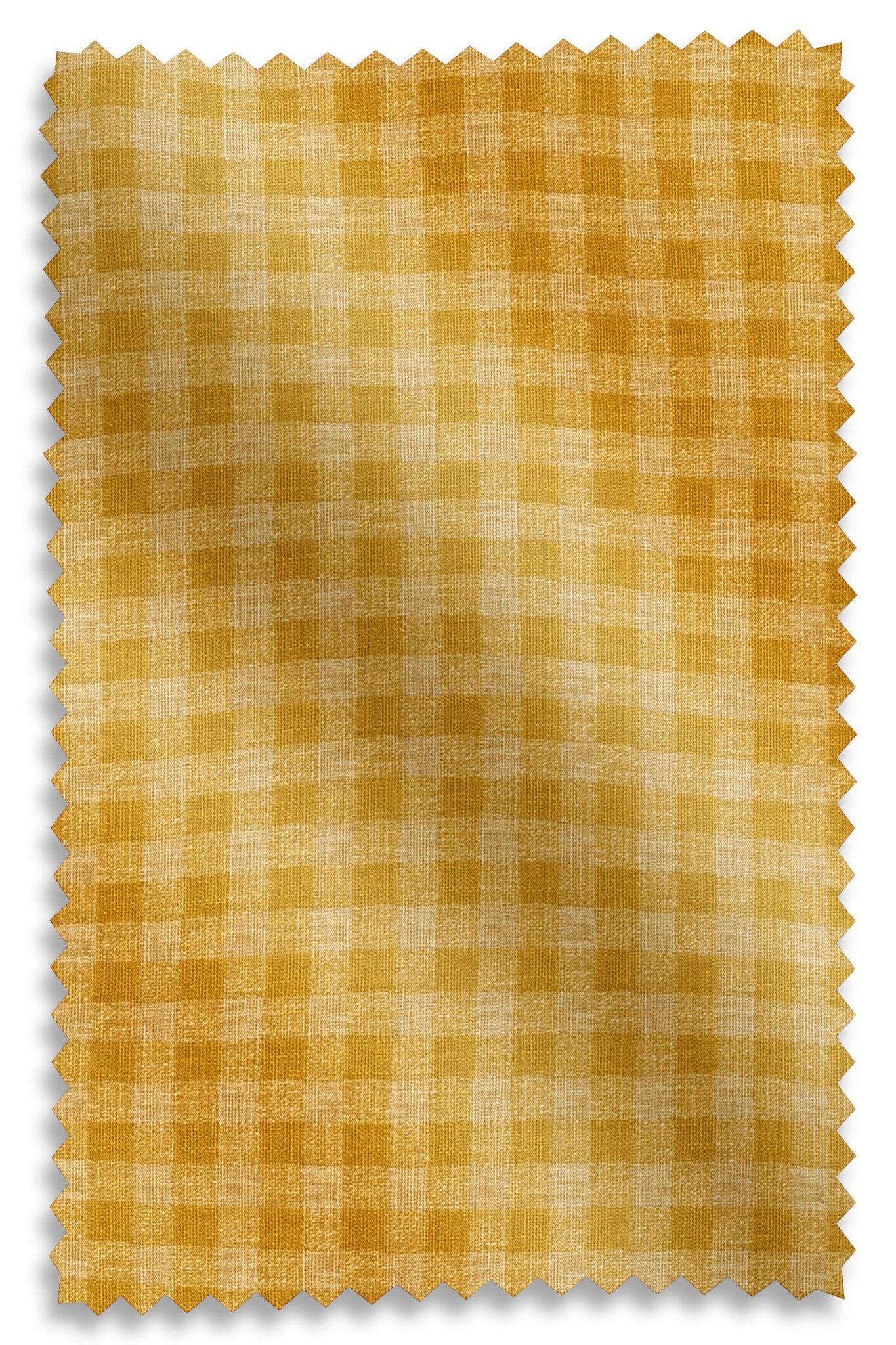 Gingham sennepsgul