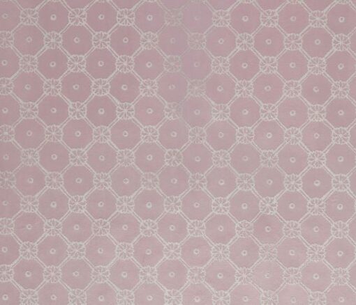 rosa geometrisk møbelstoff i fløyel