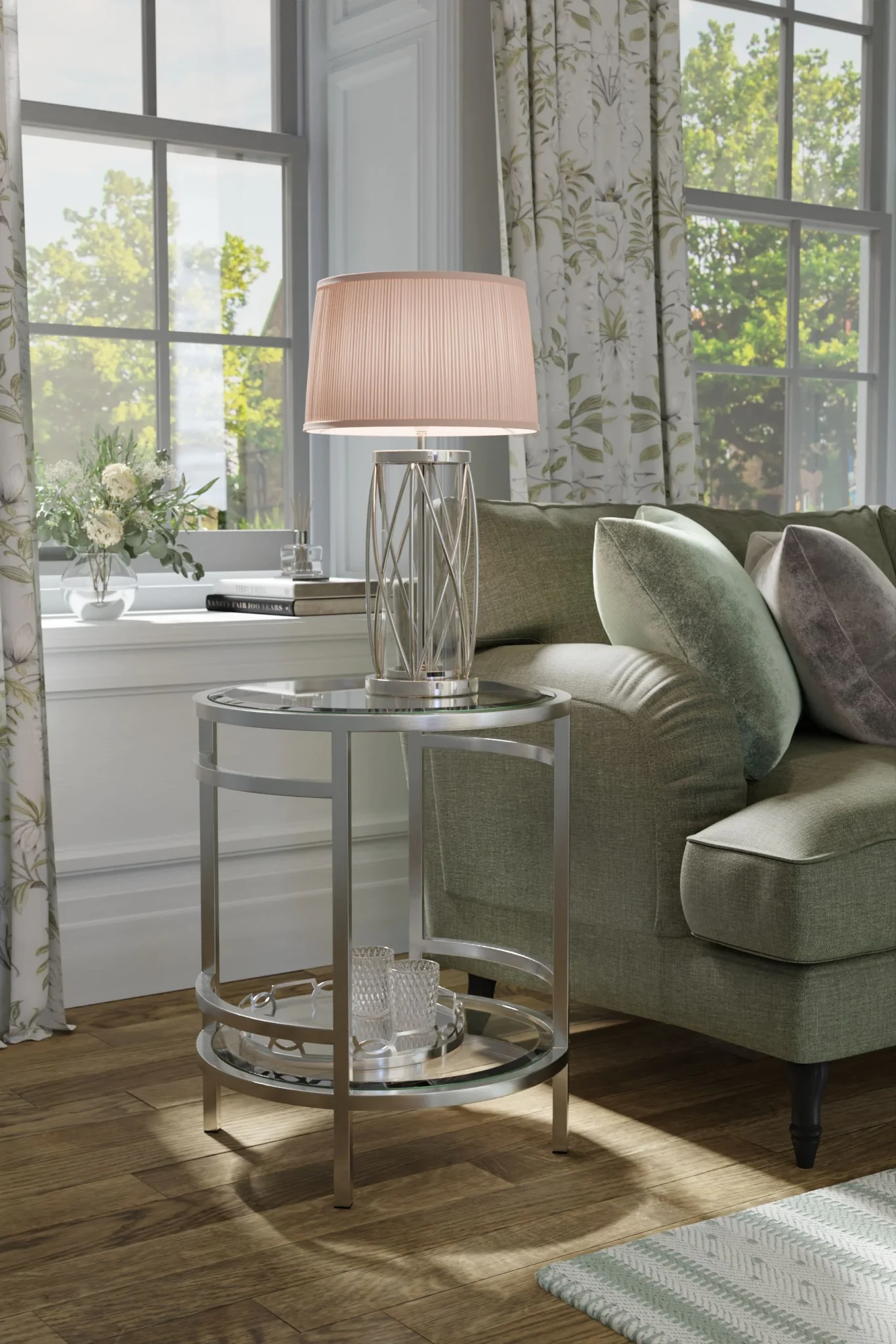 pendine sidebord interiør art deco sidebord