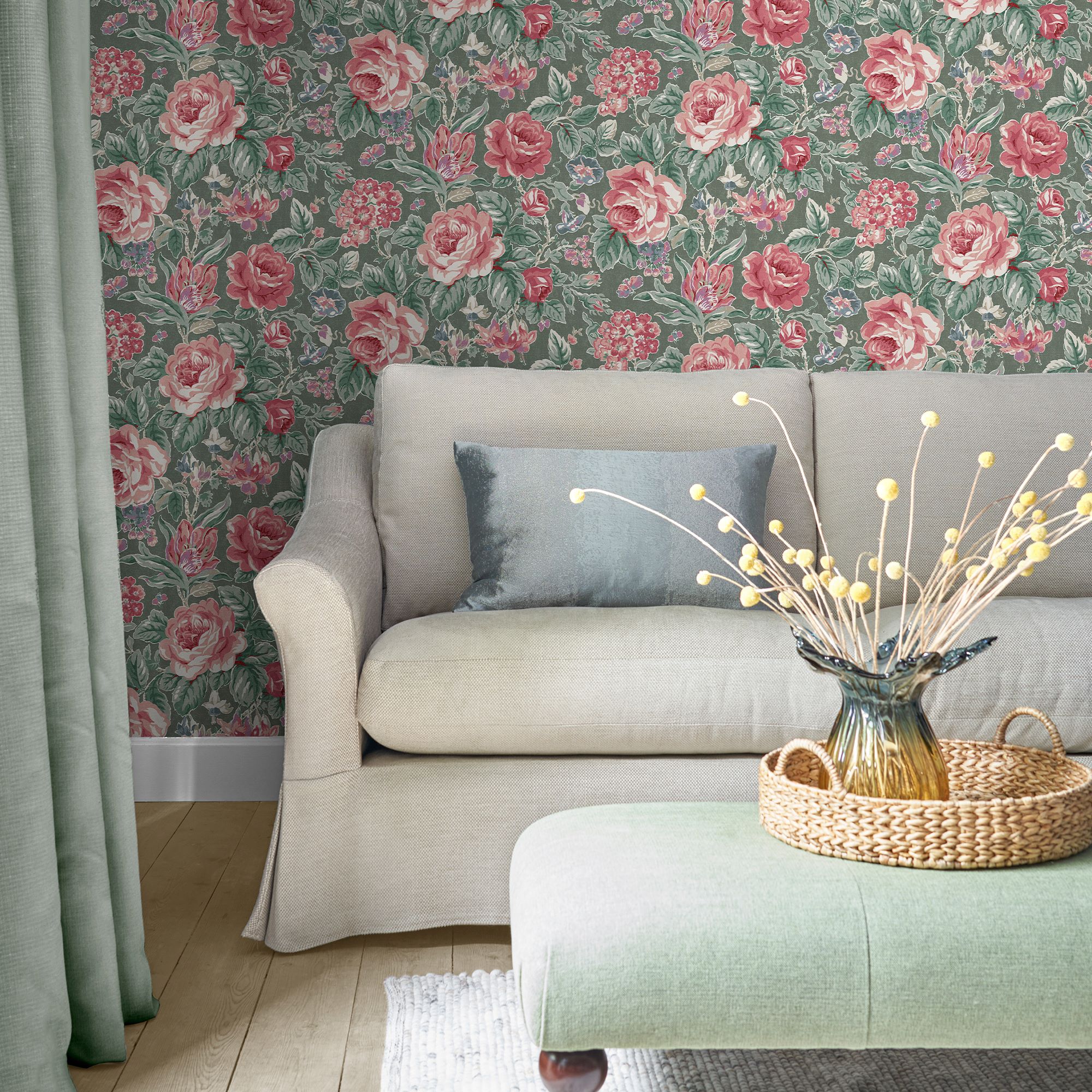 122754-Wild-Roses-Fern-Green-Roomset