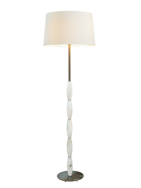 Rosella gulvlampe – mørk bronse og alabast (kun sokkel) - Bilde 2