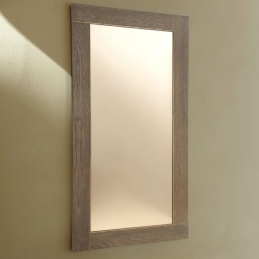 Trent – veggspeil i bronse med tonet speilglass (140 x 70 cm)