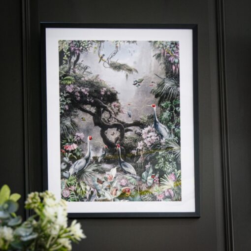 Terence veggbilde – naturinspirert kunst med fuglemotiv 80 x 60 cm