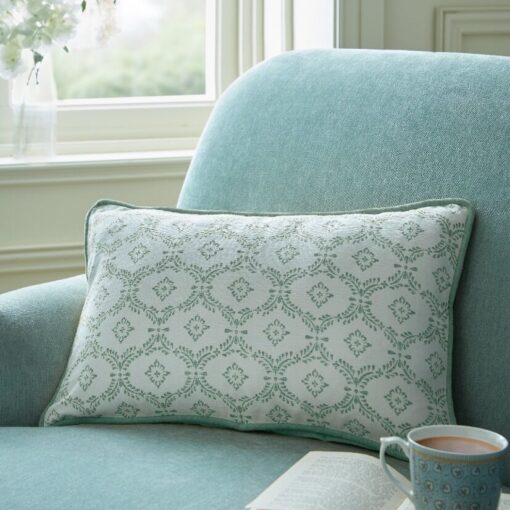 Norton salviegrønn pyntepute, fra Laura Ashley