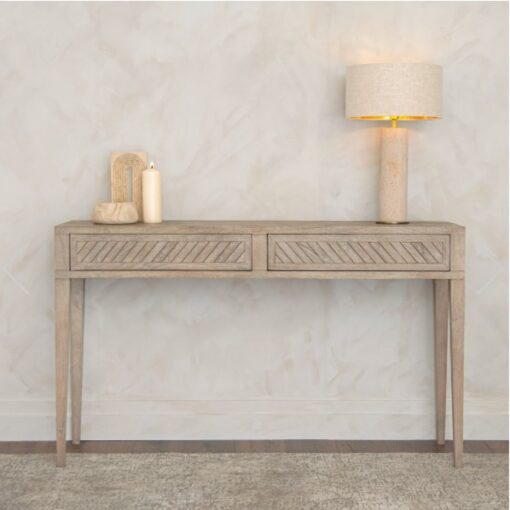 Croft elegant konsollbord i stonewash-finish