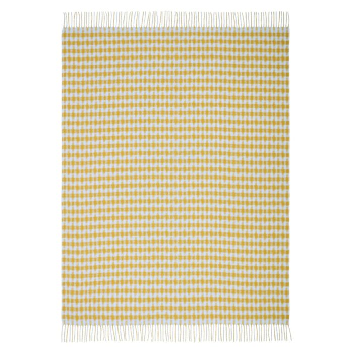 Laura Ashley Knapton Okergult Pledd 130x170 cm - Bilde 3