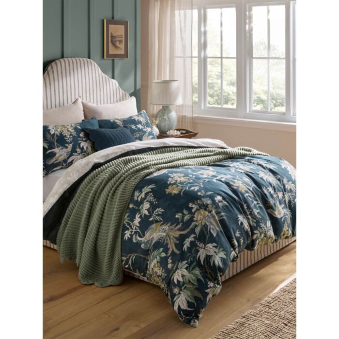 Attleton Heritage Blue – elegant sengesett i bomullssateng - Bilde 2