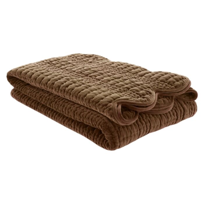 Scalloped, sengeteppe i Caramel fra Laura Ashley, 180×235 cm - Bilde 4